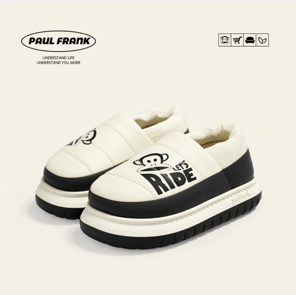 Домашние тапочки Paul Frank Ride (Black)