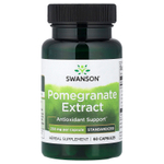 Swanson Vitamins, экстракт граната, стандартизованный, 250 мг, 60 капсул