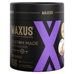 Премиальные увеличенные презервативы №50 в железном кейсе Maxus Custom Made 60 X-Edition 50шт