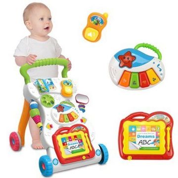 Игровой центр-ходунки 2 в 1 "Первые шаги" , Элефантино