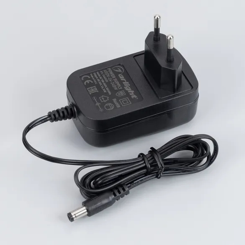 Блок питания ARDV-24-24BW (24V, 1A, 24W) (Arlight, Адаптер, 3 года) 044835