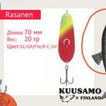 Блесна колебалка Kuusamo Rasanen 70/10 C-S