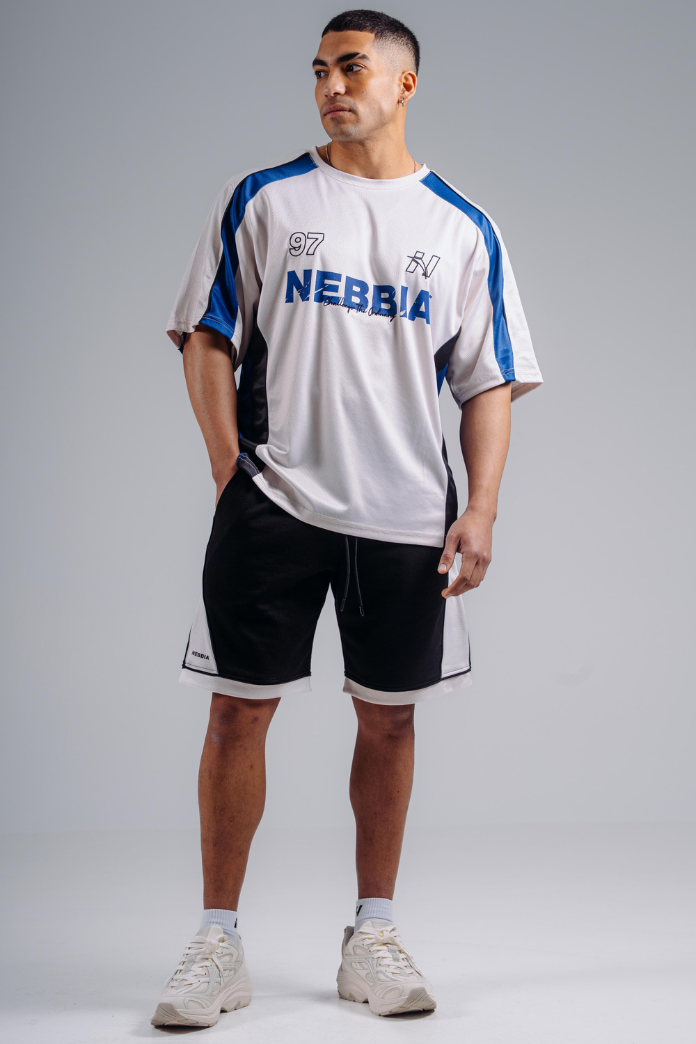 Футболка Oversized Jersey T-Shirt '97 PRIMALL 885 Кремовая