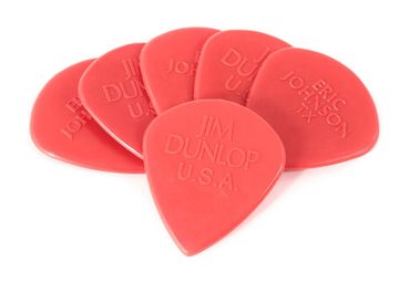 Медиаторы 6шт, 1,38мм, Dunlop 47PEJ3N Eric Johnson Nylon Jazz III