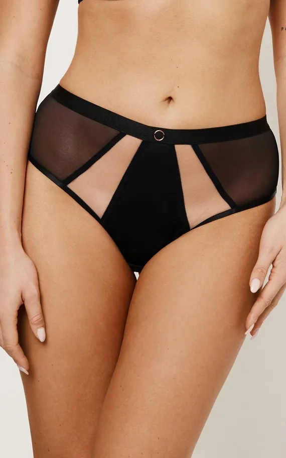 BUTTERFLY BLACK Трусы высокие