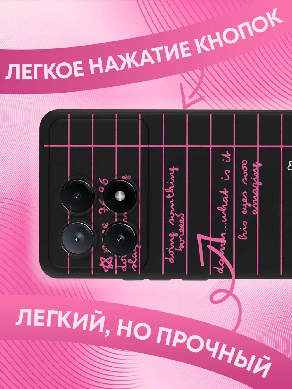 Чехол Xiaomi Poco X6 Pro с принтом