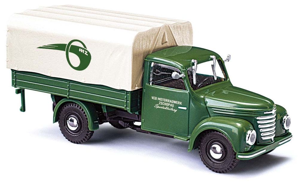 Грузовик Framo V901/2 бортовой/брезент, MZ Works (H0, 1:87)