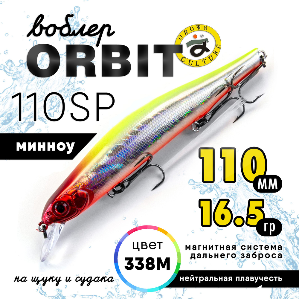 Воблер Grows Culture Orbit 110SP (110мм, 16.5гр)