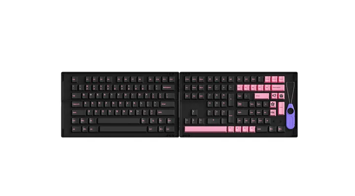 Набор клавиш Akko «Black & Pink» Cherry Profile