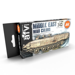 Набор красок AK Interactive Middle East War Colors Set 3G, 6 красок