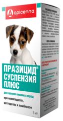 Празицид-суспензия Плюс антигельминтик шприц-дозатор для щенков 6мл