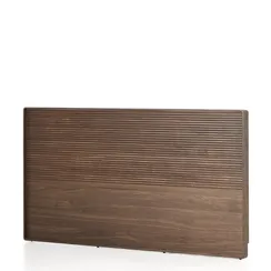 Изголовье кровати Norlen с LED-подсветкой, 172х91 см, темный орех