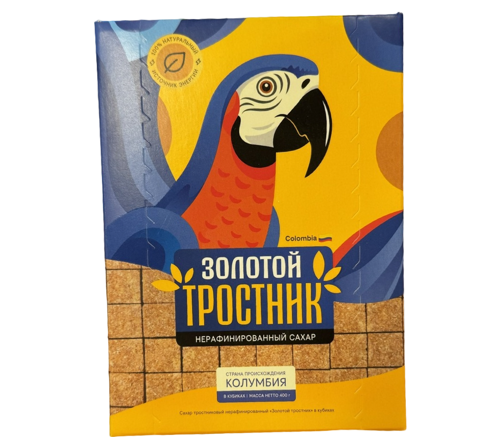 Сахар тростник нераф кусковой 450 г