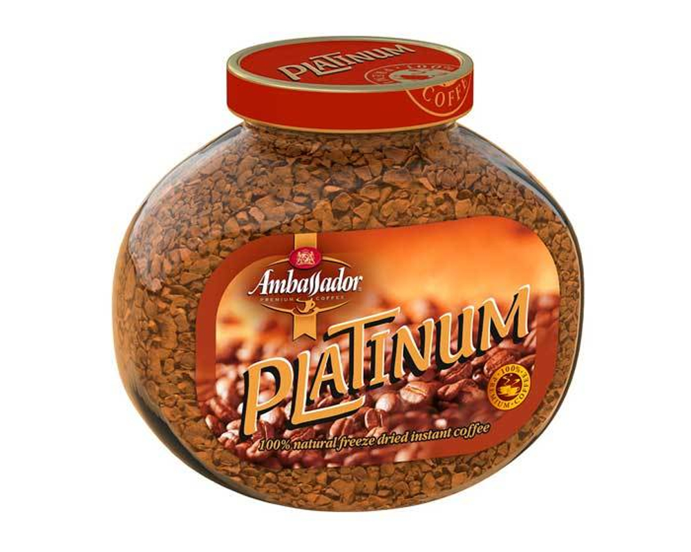 Кофе растворимый Ambassador Platinum, 95 г