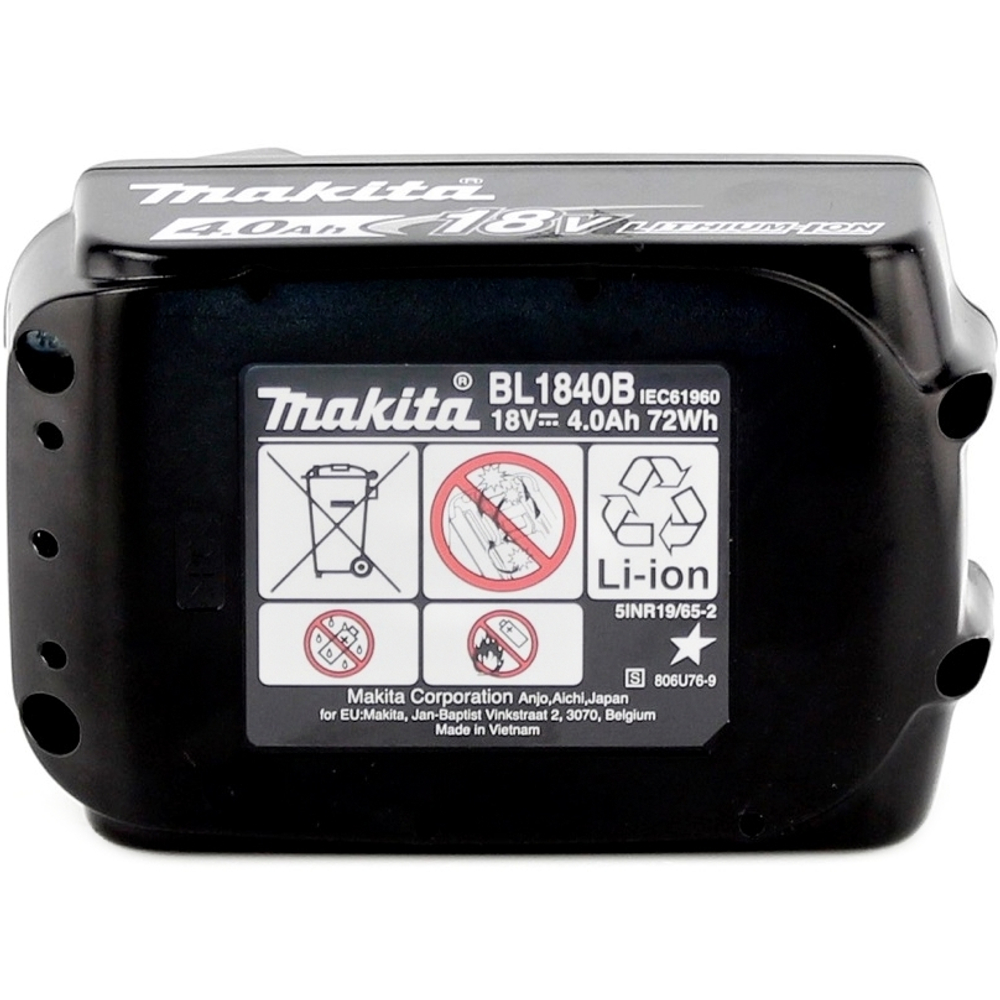 Аккумулятор LXT, Li-Ion, 18 В, 4.0 Ач, BL1840B Makita 197265-4