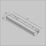 Магнитный трековый светильник Maytoni Parete TR106-2-12W3K-B