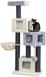 Домик для кошки Enzo, 156 см, кремовый/серый/черный, Trixie
