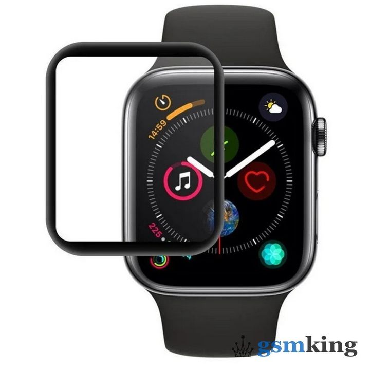Tempered Glass 3D Full Cover for Watch 6 40mm Black