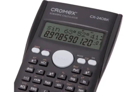Калькулятор инженерный Cromex СX-240BK (155х80 мм), 240 функций, 10+2 разрядов, черный, 273832
