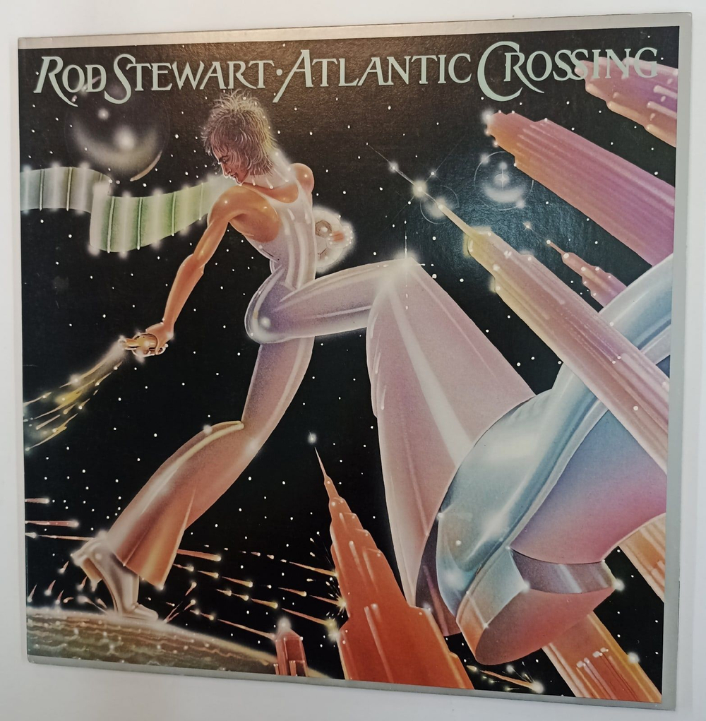 Винтажная виниловая пластинка Rod Stewart Atlantic Crossing (US 1975)