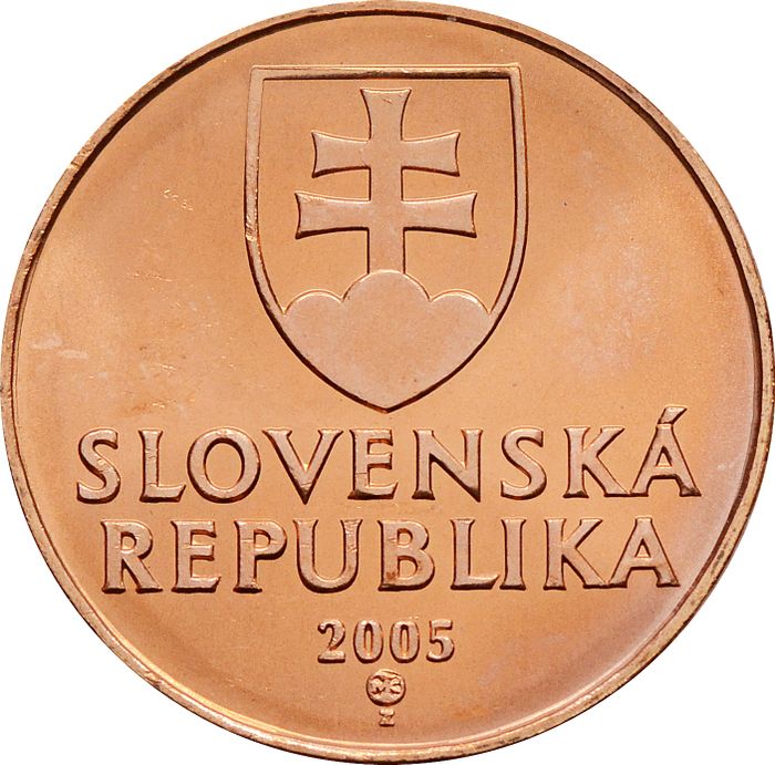 50 геллеров 2005 Словакия