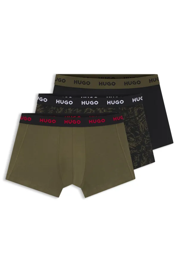 Трусы мужские HUGO TRUNK TRIPLET DESIGN