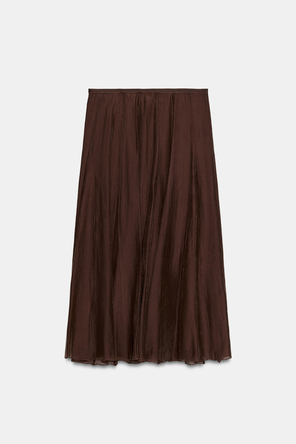 КОМБИНИРОВАННАЯ СТРУЯЩАЯСЯ ЮБКА — ZW COLLECTION — ZARA