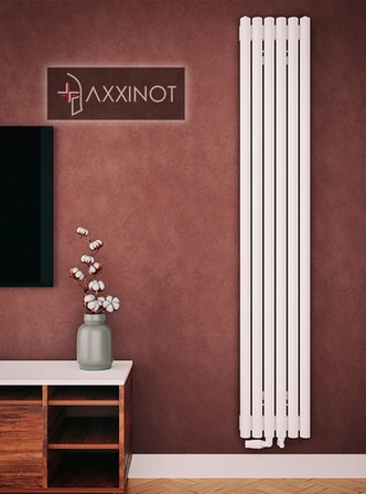 Axxinot Mono V 2000 - вертикальный трубчатый радиатор высотой 2000 мм, белый