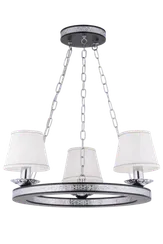 Люстра подвесная Sfera Sveta 85649/3A WENGUE+CH, 3×40 Вт, хромированная и венге