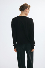 Тонкий трикотажный кардиган — Тёмно-серый меланж - H&M