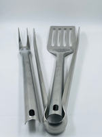 IKEA Набор принадлежностей для барбекю GRILLTIDER, нержавеющая сталь, 3 предмета