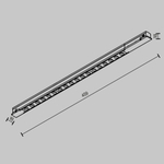 Магнитный трековый светильник Maytoni Exility Points TR232-2-15W3K-B