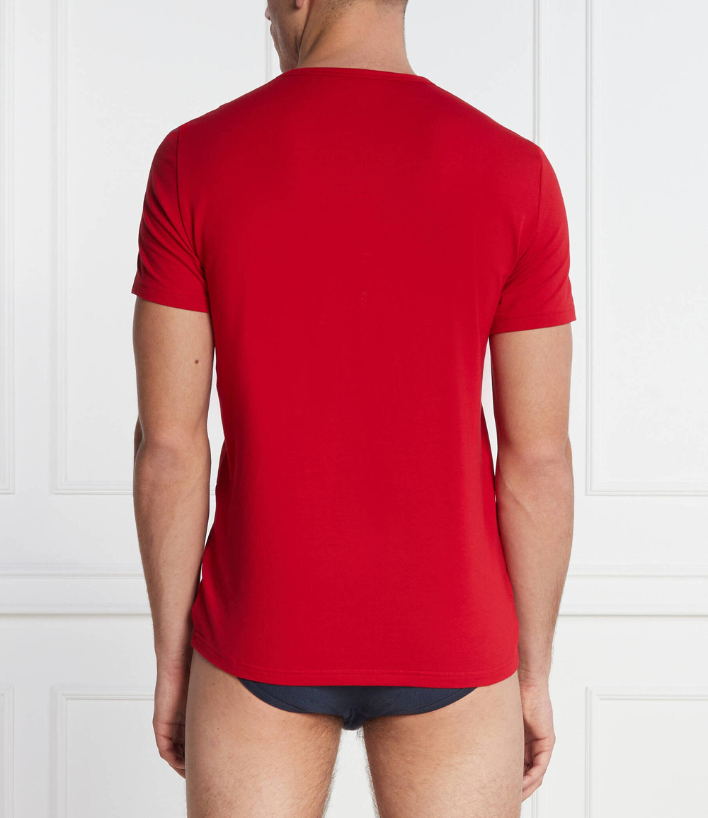 Футболка 2шт. Emporio Armani - красный(111849 4R717)