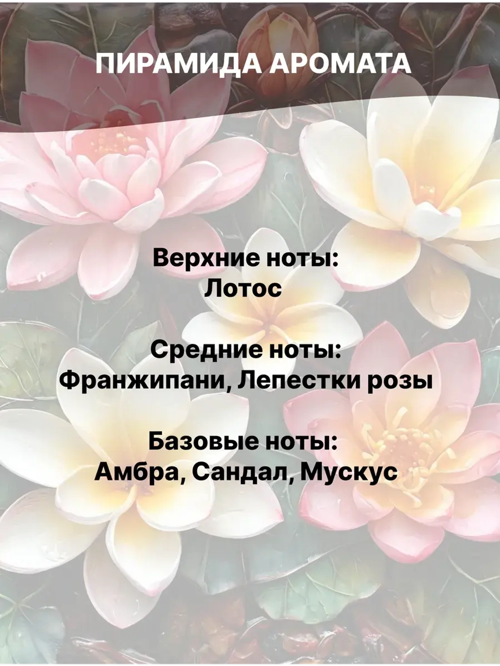 Отдушка Лотос и франжипани 50 гр