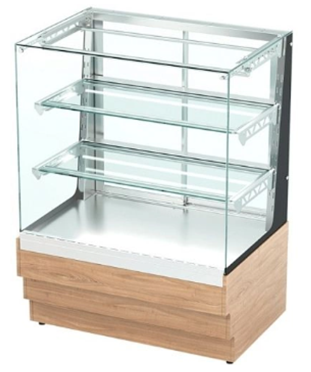 Витрина кондитерская холодильная REFETTORIO Crystal RKC20A-MV, 3 полки