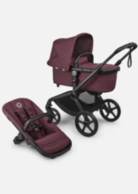 Bugaboo Коляска 2 в 1 Fox 5 Renew complete Black/Dark Cherry/Dark Cherry