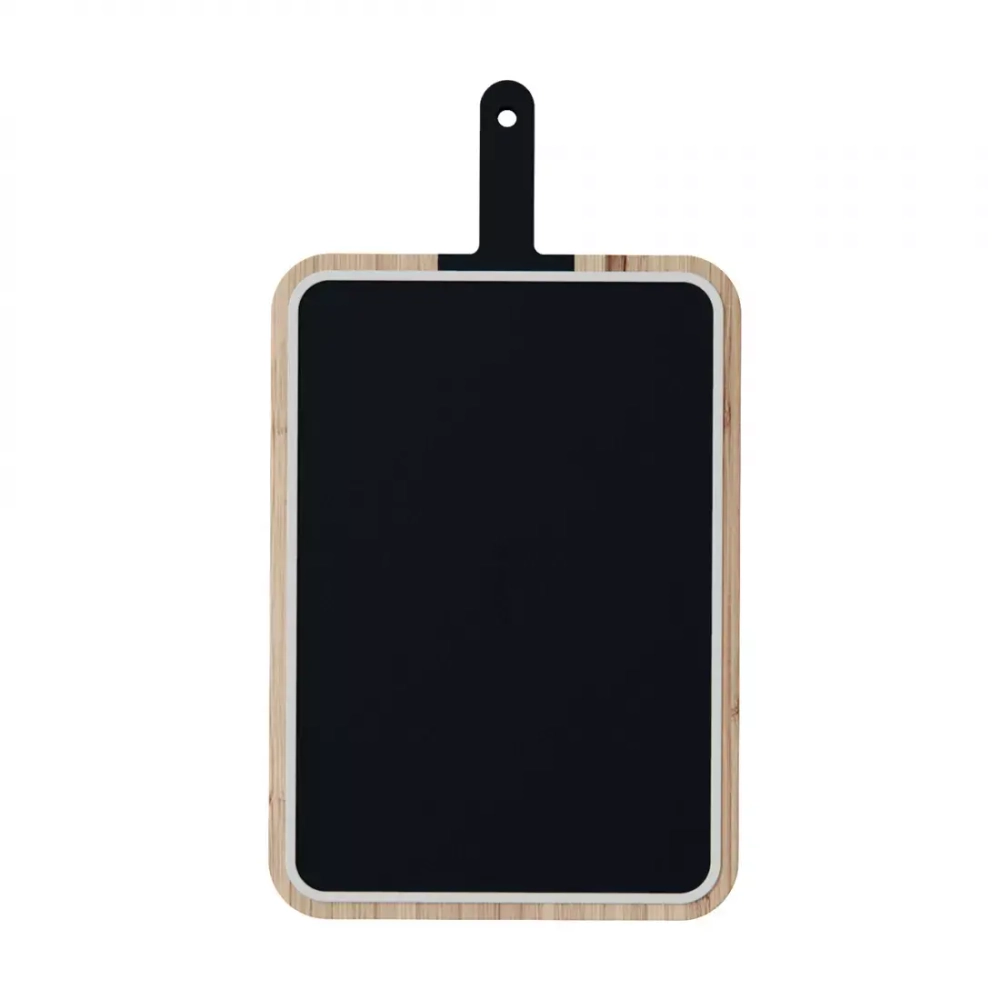 Доска разделочная с поварским ножом 43x24x2.4см Trebonn Chopping boards and Knives черная