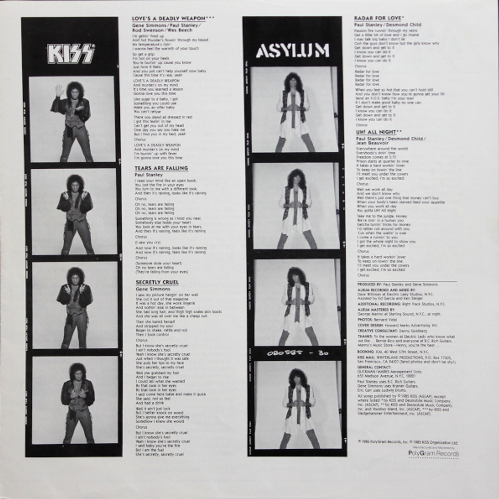 Kiss / Asylum (LP)