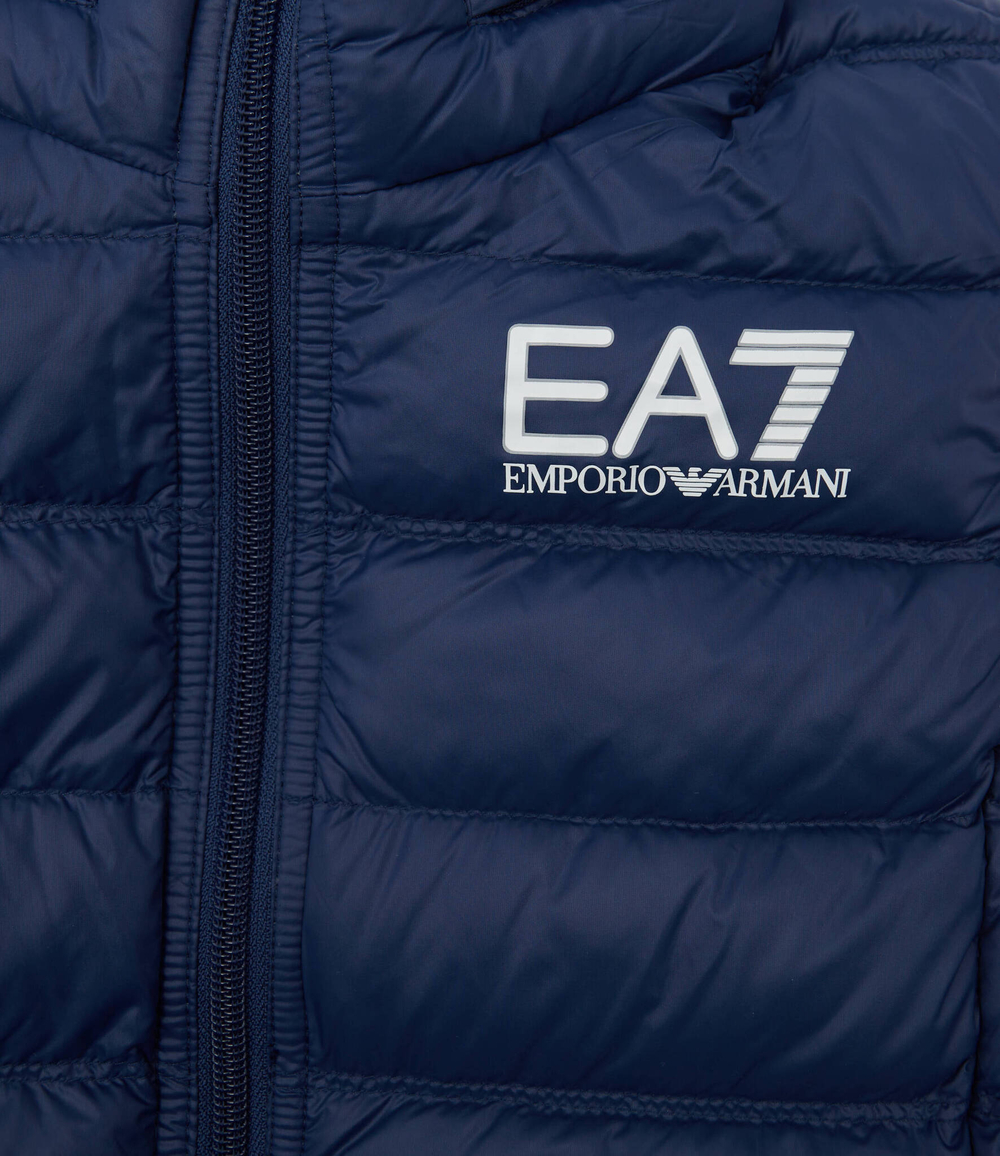 пуховая безрукавка EA7 - темно-синий(8NBQ02 BN29Z)
