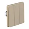Выключатель трехклавишный KRANZ Miele Round Шелк KR-78-0707-7