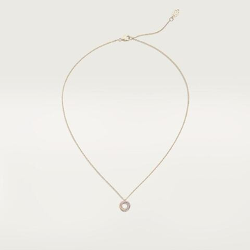 Подвеска Cartier Trinity pendant с бриллиантами