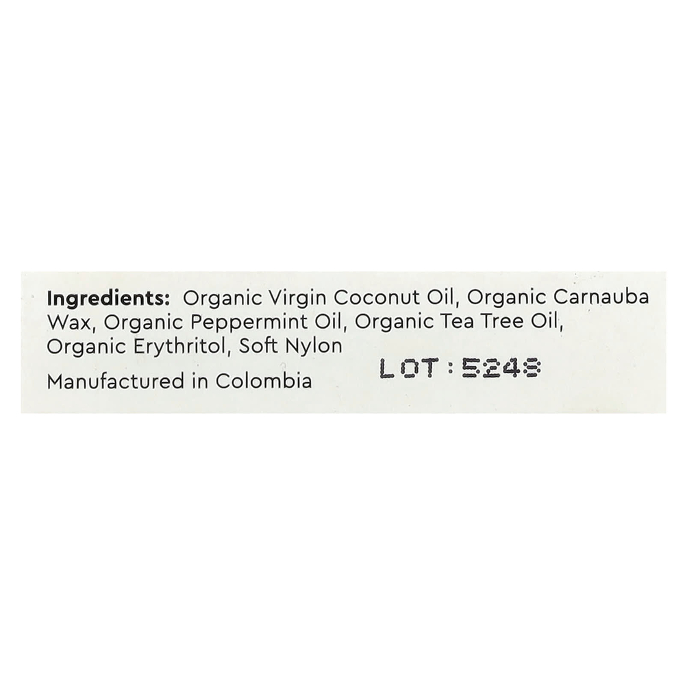 RADIUS, органическая зубная нить, аромат мяты, 50 м (55 ярдов)