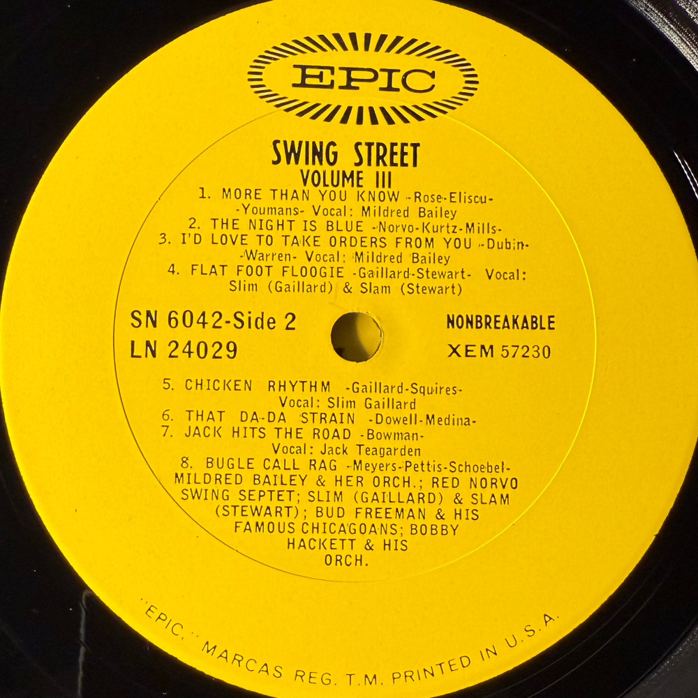 Сборник Swing Street 4LP (США)