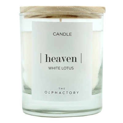 Свеча ароматическая the olphactory, heaven, Белый лотос, 40 ч