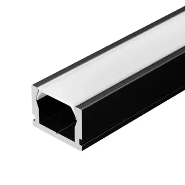 Профиль для контурной подсветки 2м 045492 черный PIK-1007-2000 ANOD BLACK Arlight