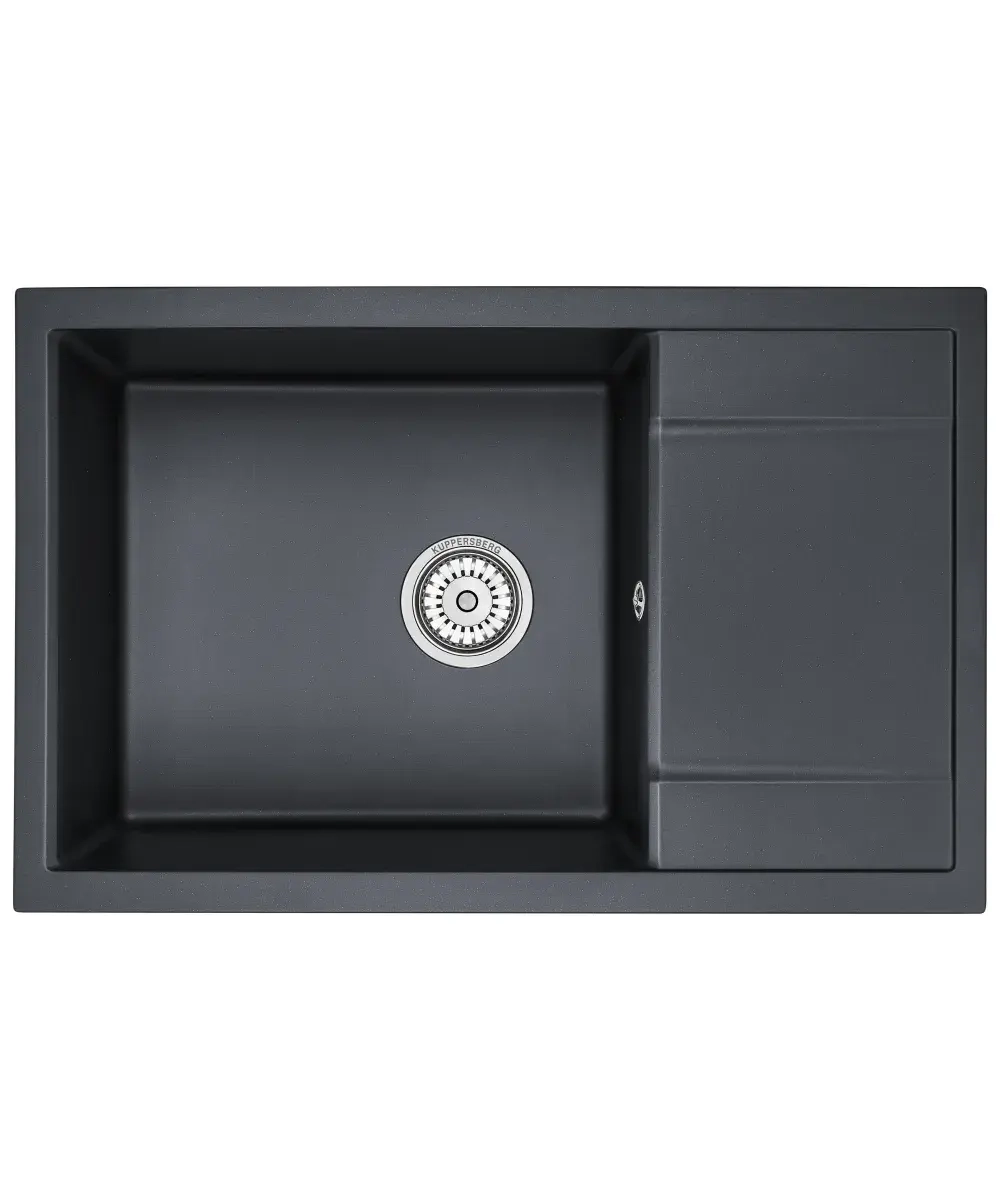 Кухонная мойка Kuppersberg ROYS 60 NL 1B1D ANTHRACITE фото 