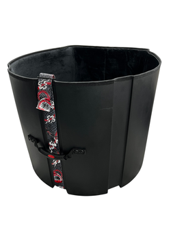 Ударопрочный кейс DGCASE DARUMA 22-18V - для басс (большого) барабана, ЧЕРНЫЙ, отделка велюр