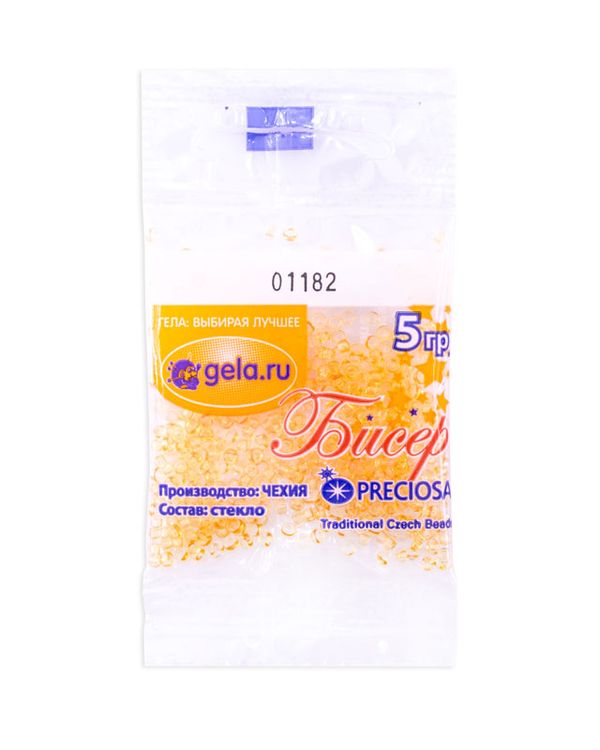 Бисер Preciosa 10/0, 50 г (10 шт по 5 г), цв.01182