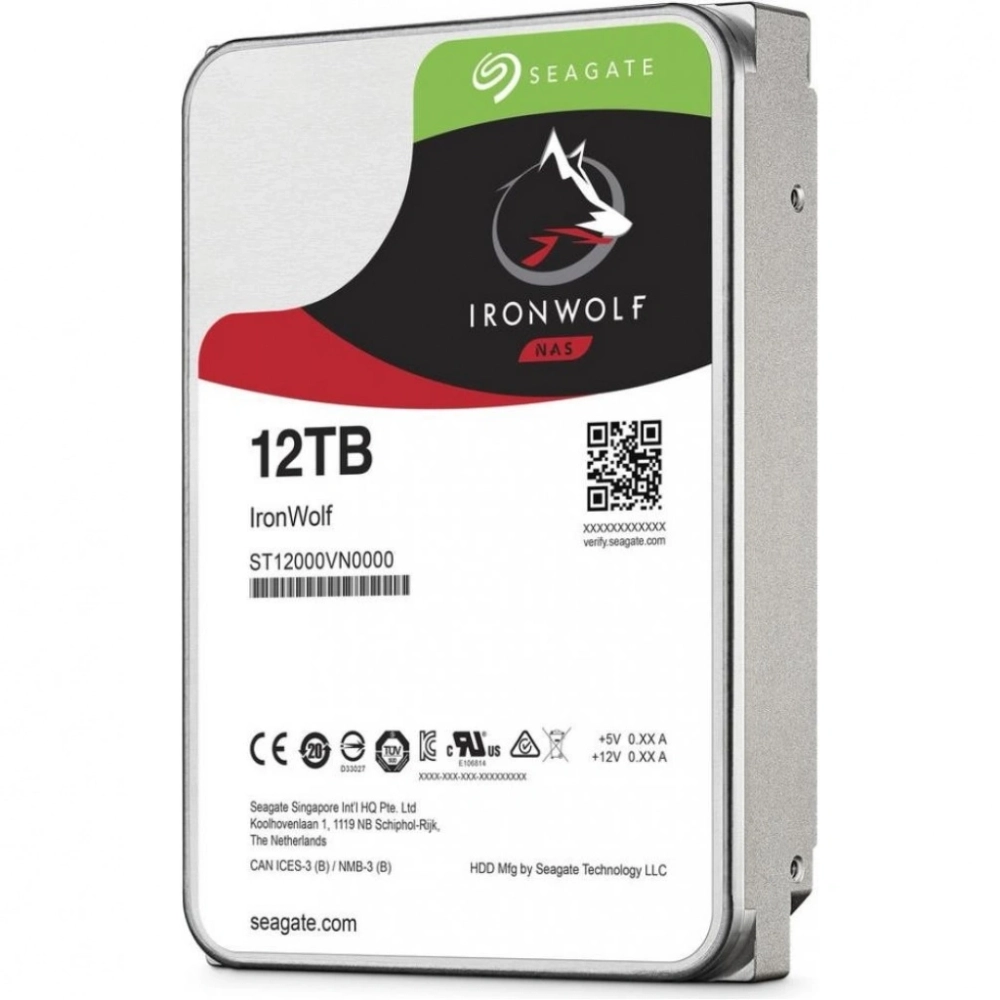 Жесткий диск Seagate HDD 12Tb IronWolf ST12000VN0008