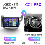Teyes CC4 Pro 10,2" для Honda Fit 2007-2014